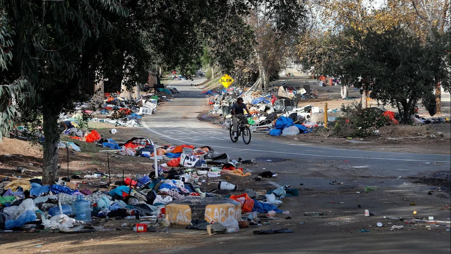 Homeless encampment